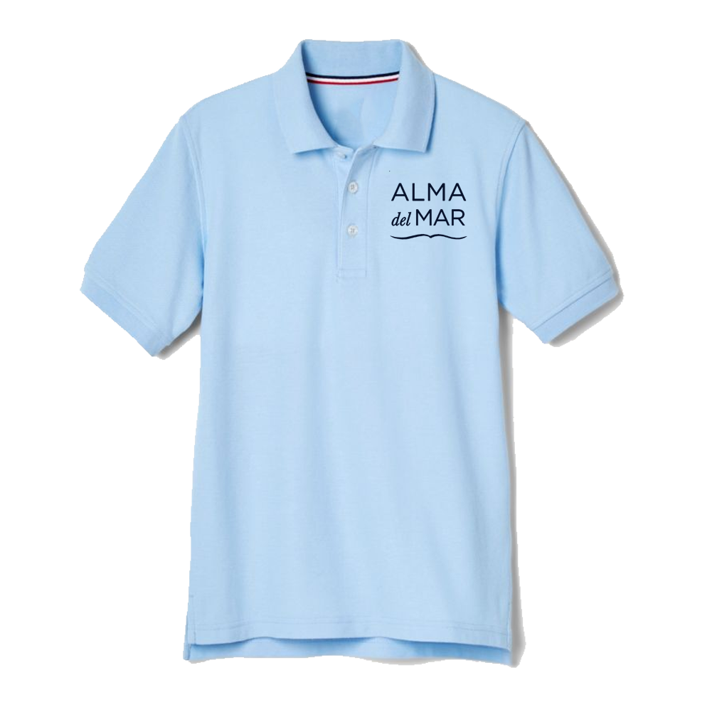 Boys - Short Sleeve Light Blue Polo (Grades K-5)